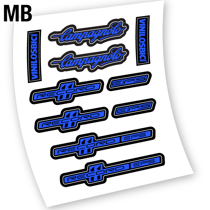 Stickers Campagnolo Record EPS compatibles Autocollants frein