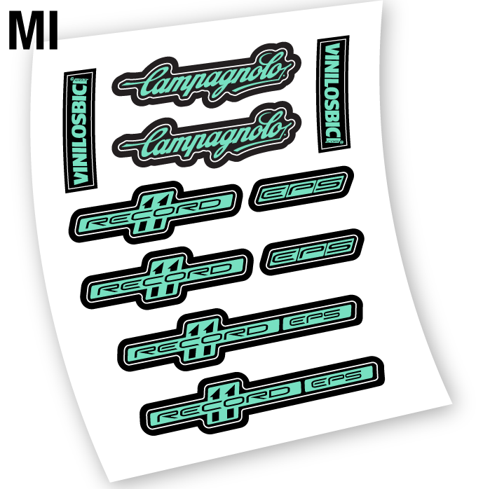 Stickers Campagnolo Record EPS compatibles Autocollants frein