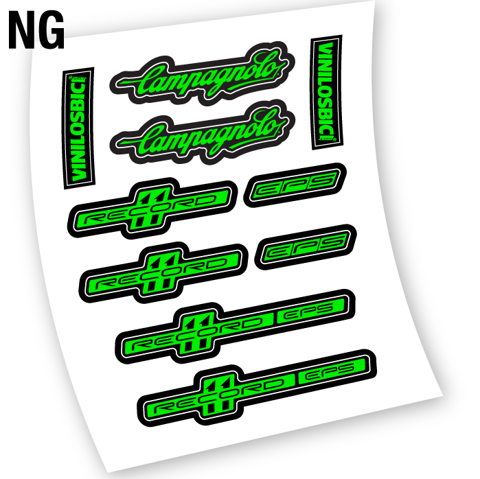 Stickers Campagnolo Record EPS compatibles Autocollants frein
