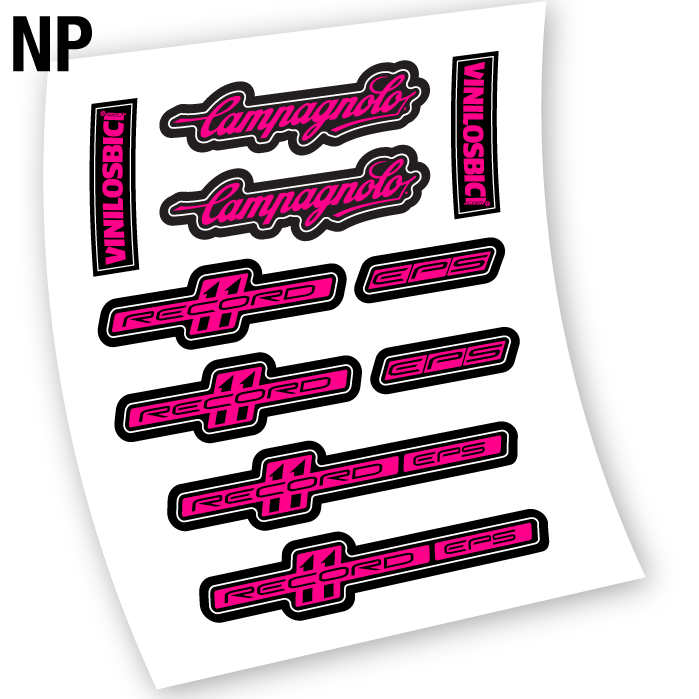 Stickers Campagnolo Record EPS compatibles Autocollants frein
