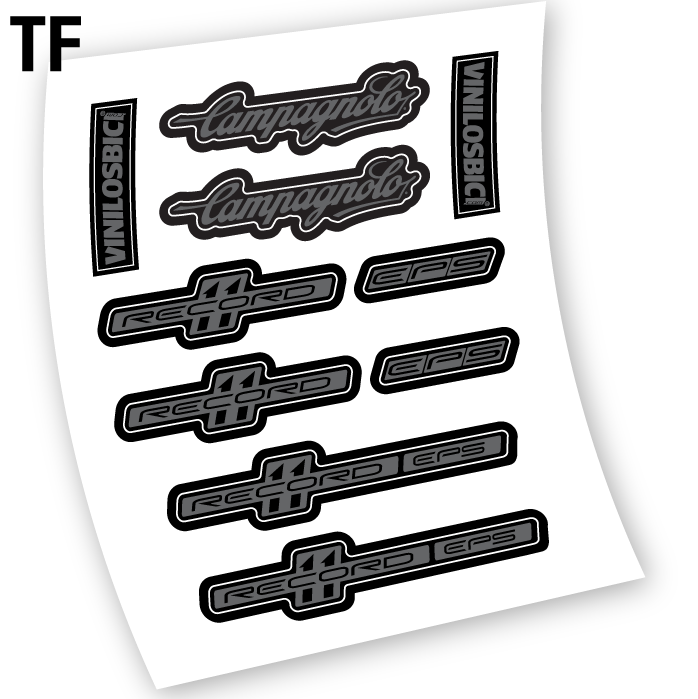Stickers Campagnolo Record EPS compatibles Autocollants frein