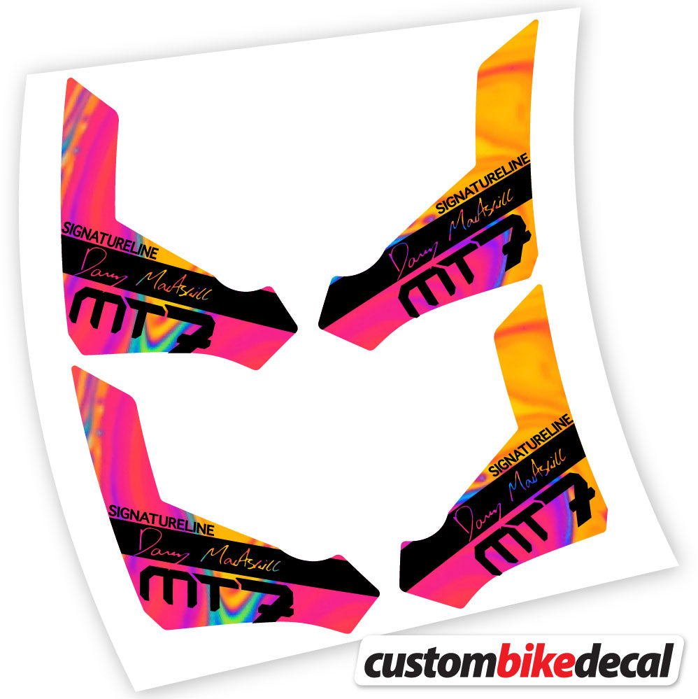 Psychedelic  Rainbow decal for Magura Raceline MT7 brake – bike sticker vinyl