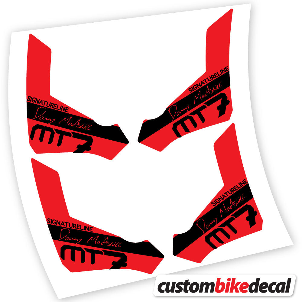 Red decal for Magura Raceline MT7 brake – bike sticker vinyl