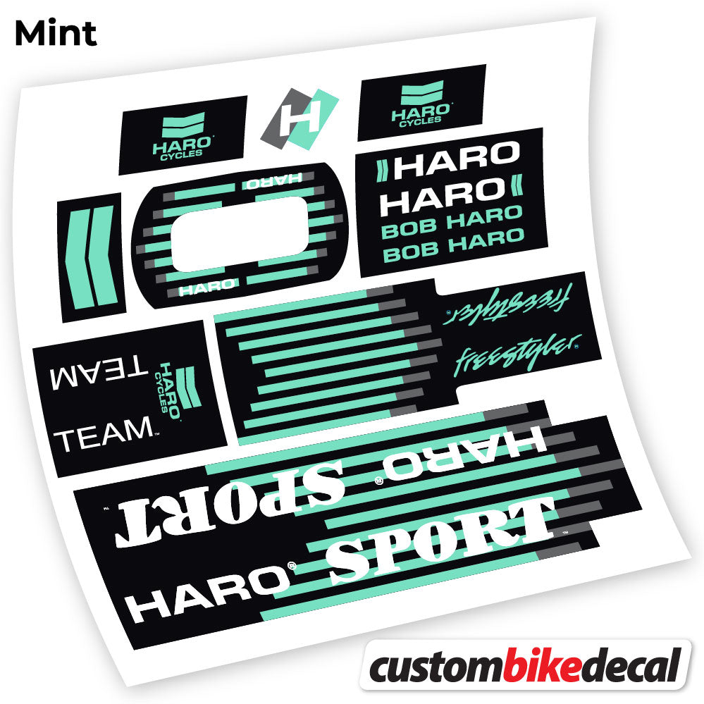Decal for Haro Team Sport 1988 frame – bike sticker vinyl, view 27