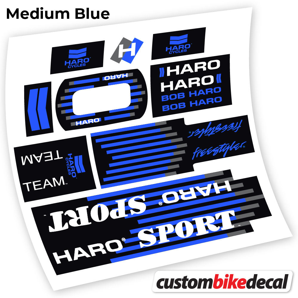 Decal for Haro Team Sport 1988 frame – bike sticker vinyl, view 25