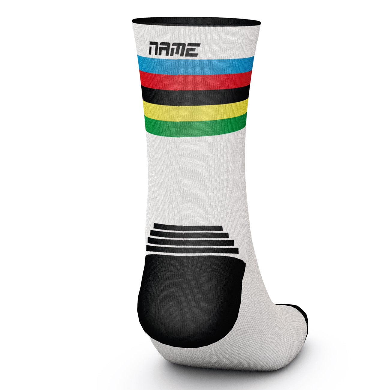 Stickers Personalized pair of cycling Socks with Name Motivational & HighPerformance Autocollants vélo