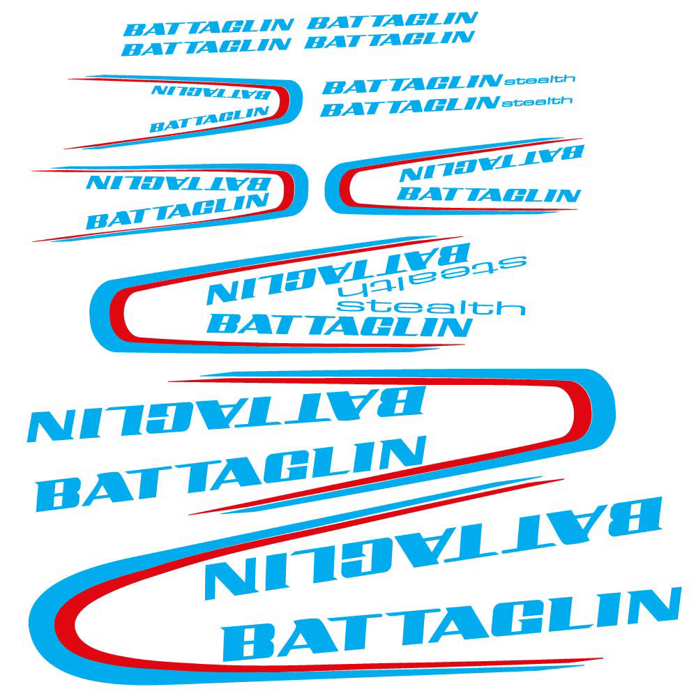 Stickers Battaglin 3Cime 2010 compatibles Autocollants cadre Route