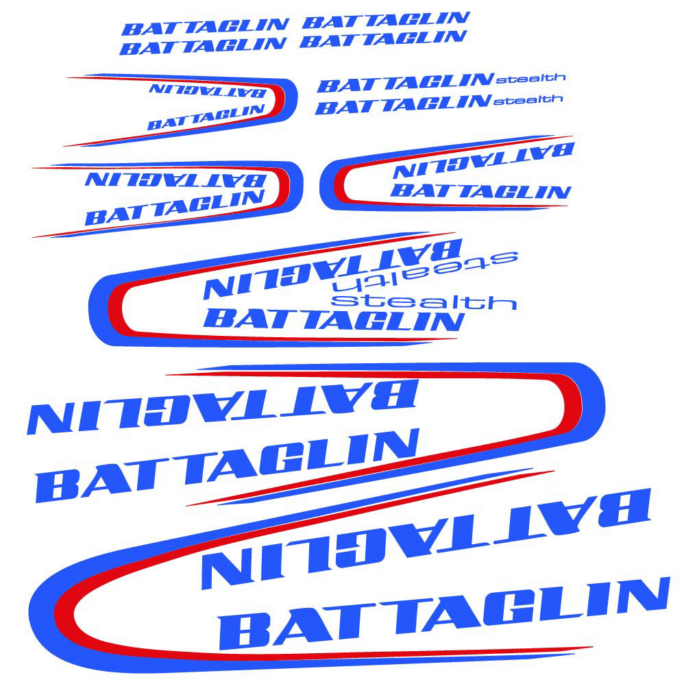 Stickers Battaglin 3Cime 2010 compatibles Autocollants cadre Route