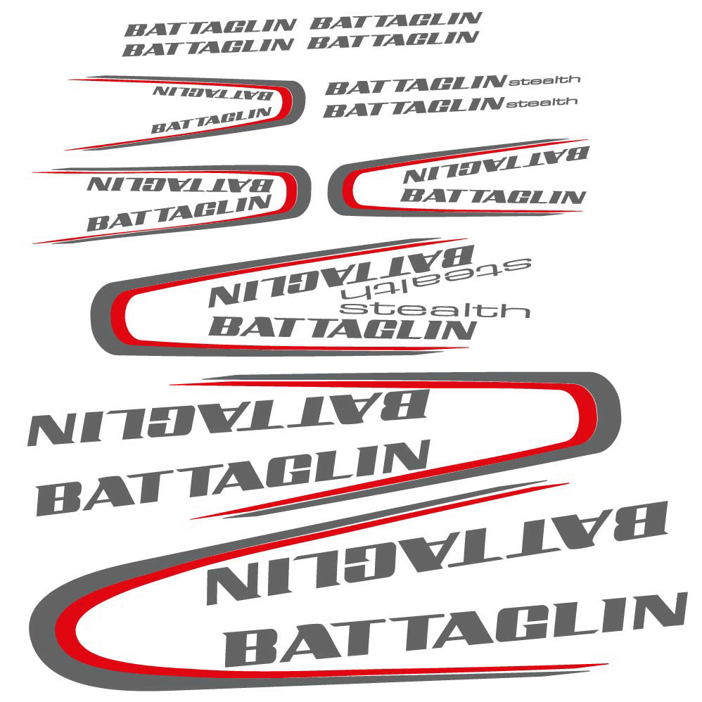 Stickers Battaglin 3Cime 2010 compatibles Autocollants cadre Route
