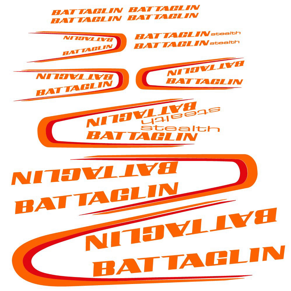 Stickers Battaglin 3Cime 2010 compatibles Autocollants cadre Route