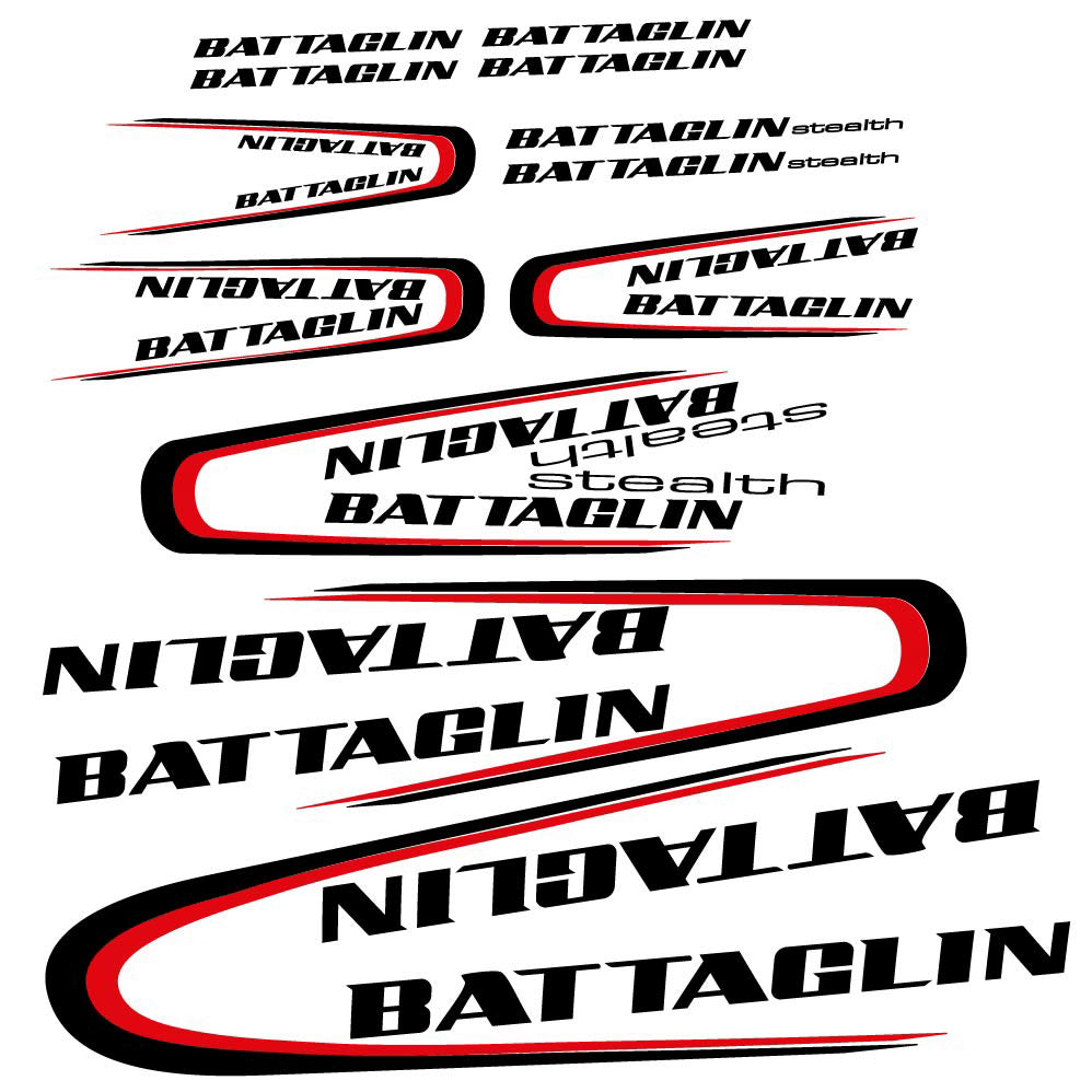 Stickers Battaglin 3Cime 2010 compatibles Autocollants cadre Route