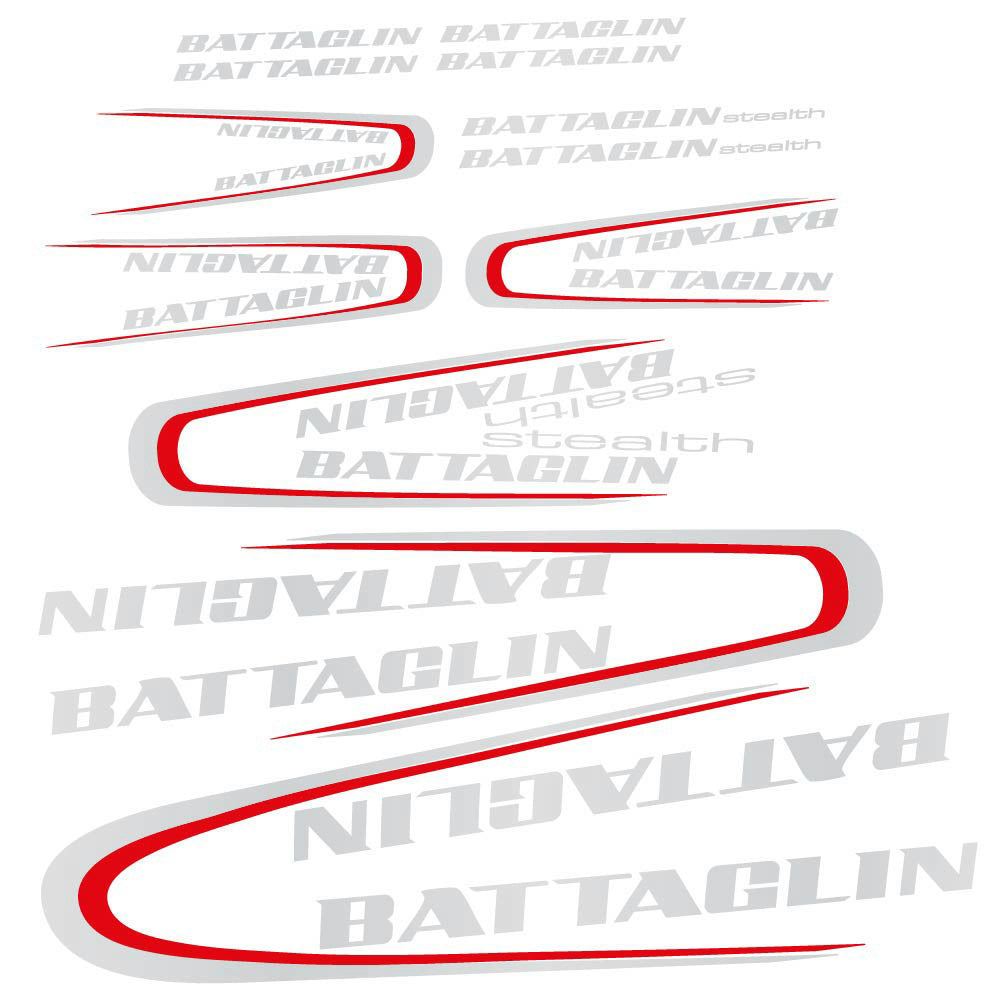 Stickers Battaglin 3Cime 2010 compatibles Autocollants cadre Route