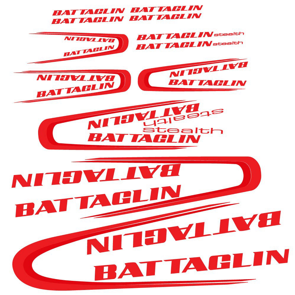 Stickers Battaglin 3Cime 2010 compatibles Autocollants cadre Route