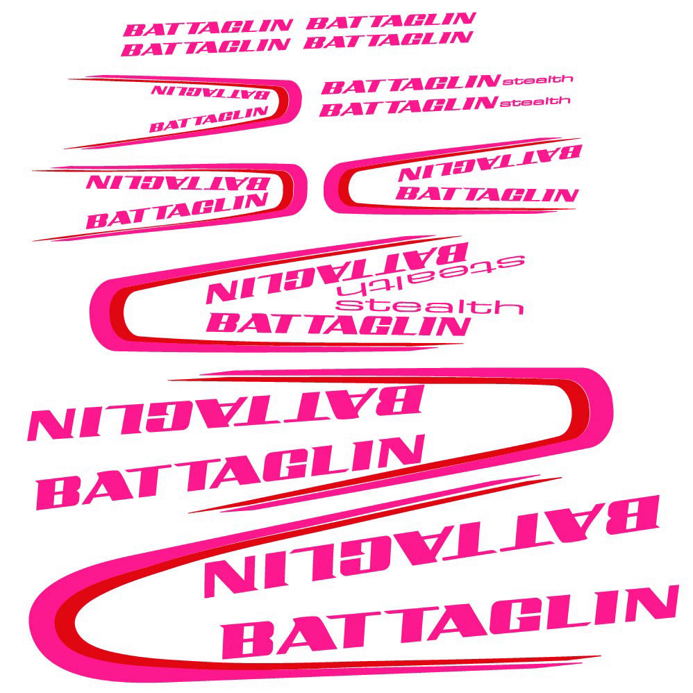 Stickers Battaglin 3Cime 2010 compatibles Autocollants cadre Route
