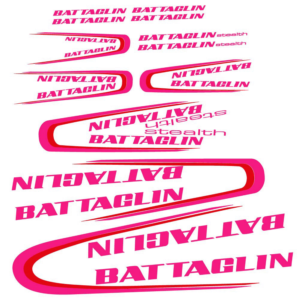 Stickers Battaglin 3Cime 2010 compatibles Autocollants cadre Route