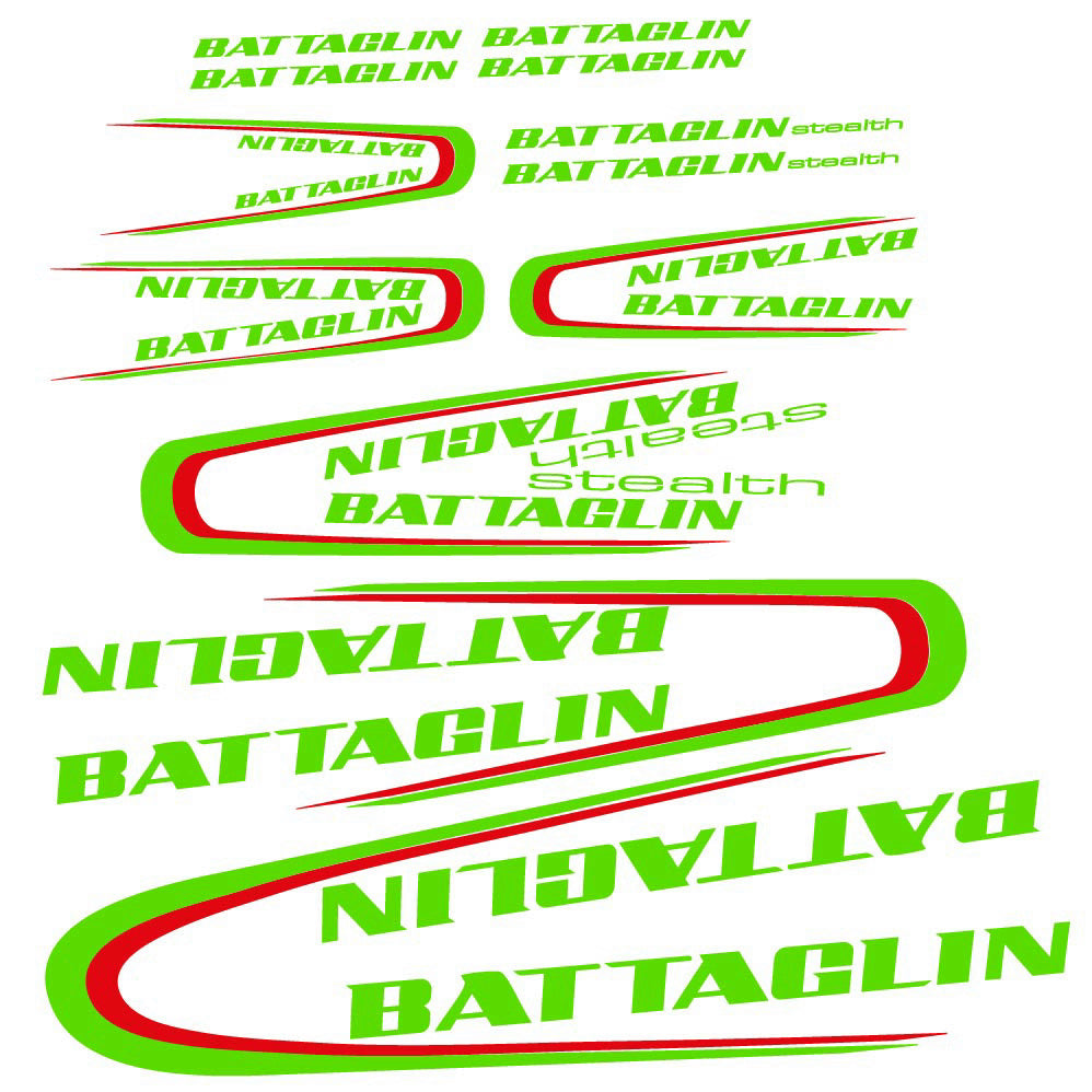 Stickers Battaglin 3Cime 2010 compatibles Autocollants cadre Route