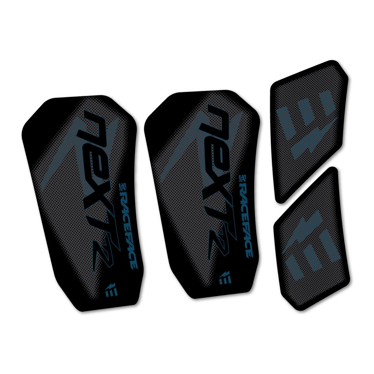 Stickers compatibles RaceFace NEXT R Ebike Custom Crank 2020-2025 pour pédalier – autocollants vinyle - Bleu Lac Foncé