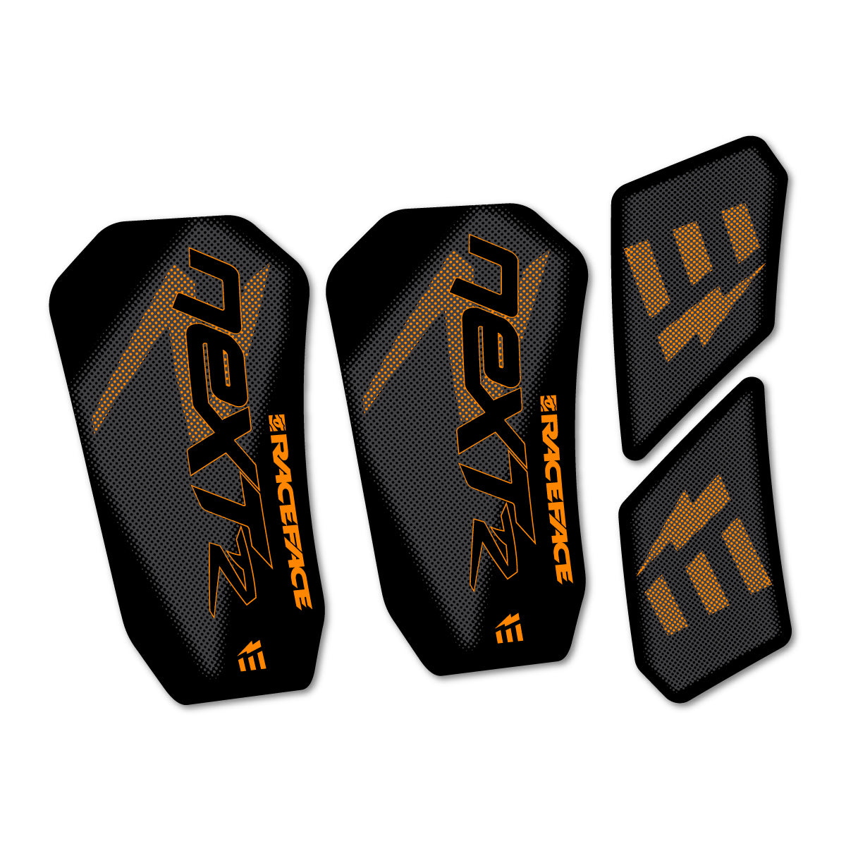 Stickers compatibles RaceFace NEXT R Ebike Custom Crank 2020-2025 pour pédalier – autocollants vinyle - Jaune Safran