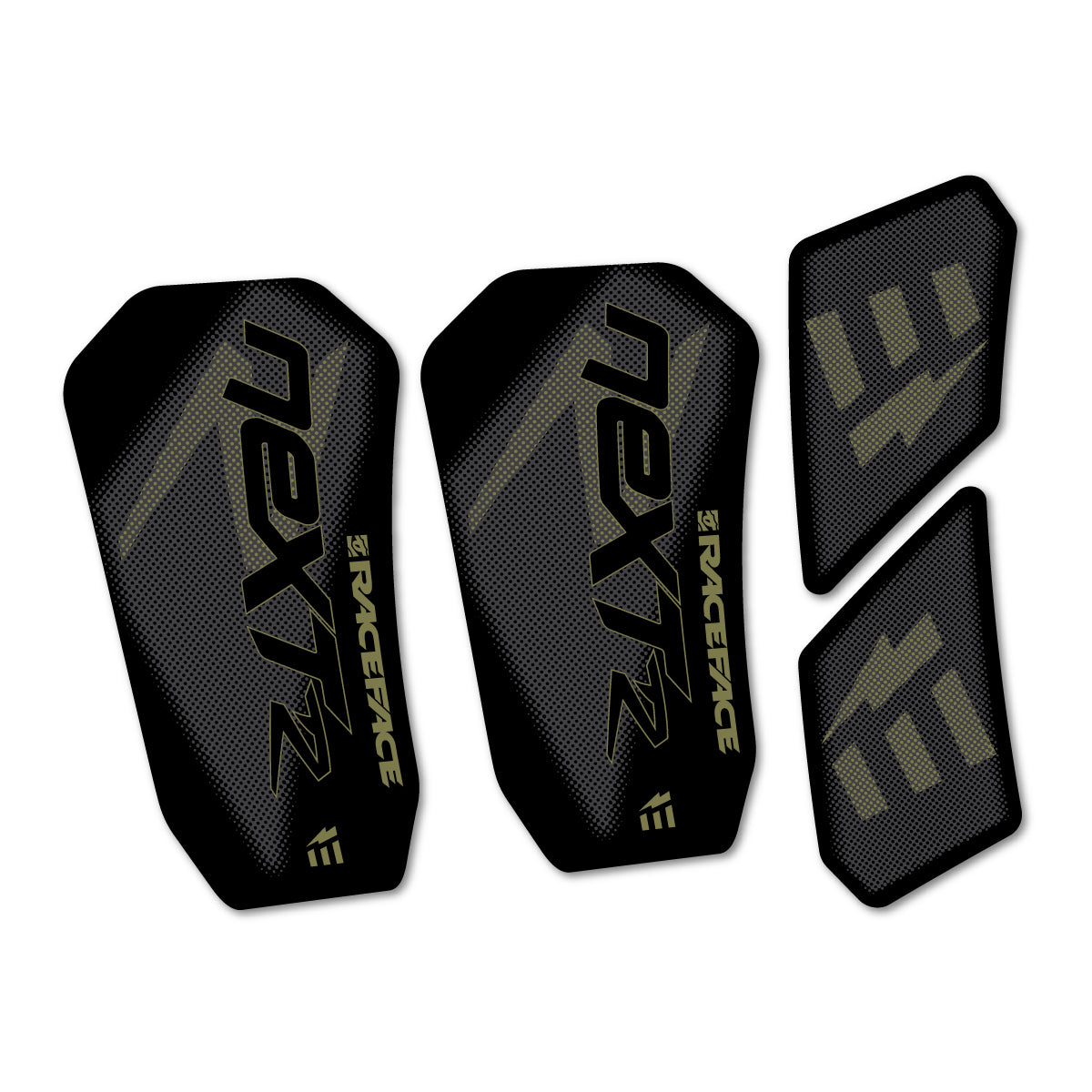 Stickers compatibles RaceFace NEXT R Ebike Custom Crank 2020-2025 pour pédalier – autocollants vinyle - Kaki