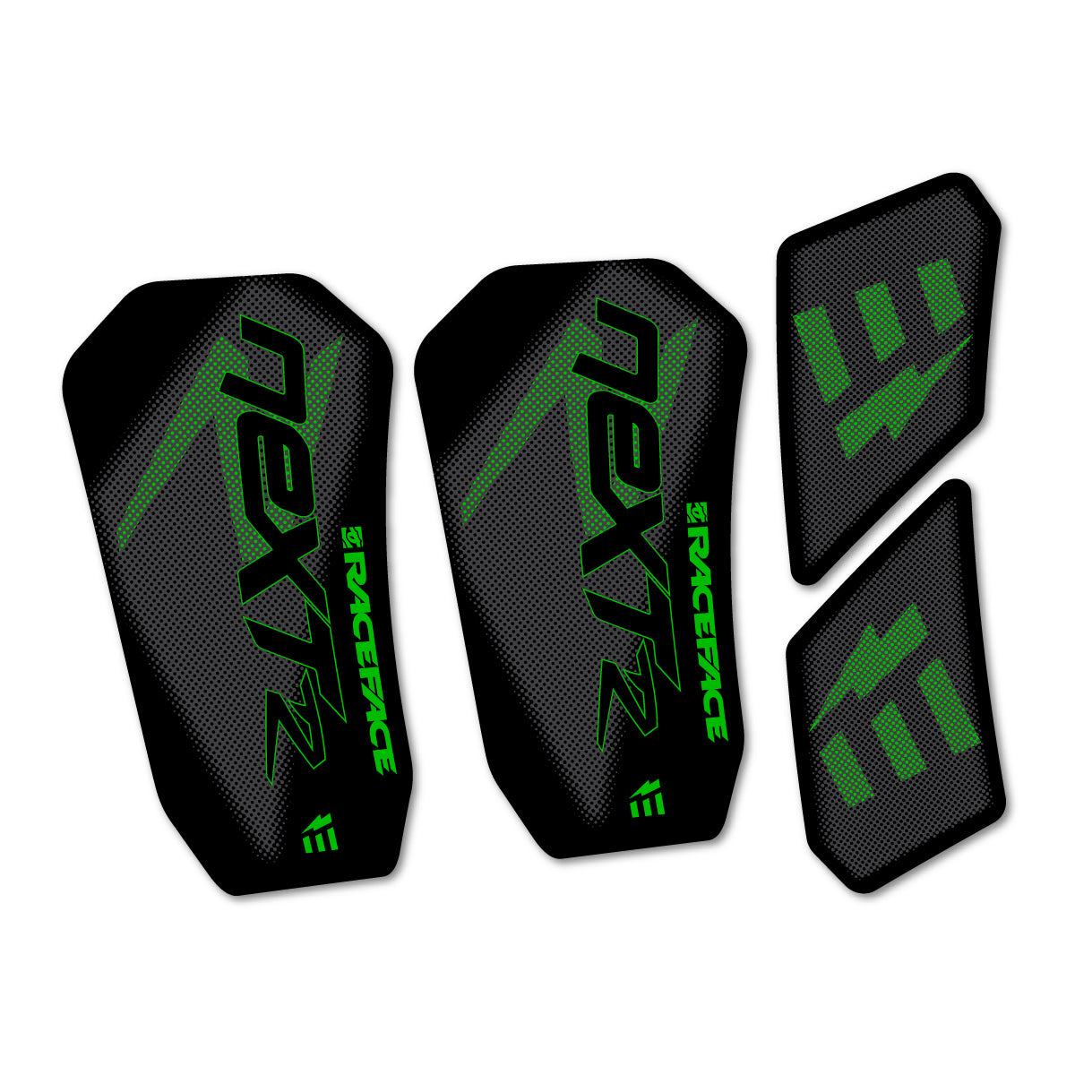 Stickers compatibles RaceFace NEXT R Ebike Custom Crank 2020-2025 pour pédalier – autocollants vinyle - Vert Herbe