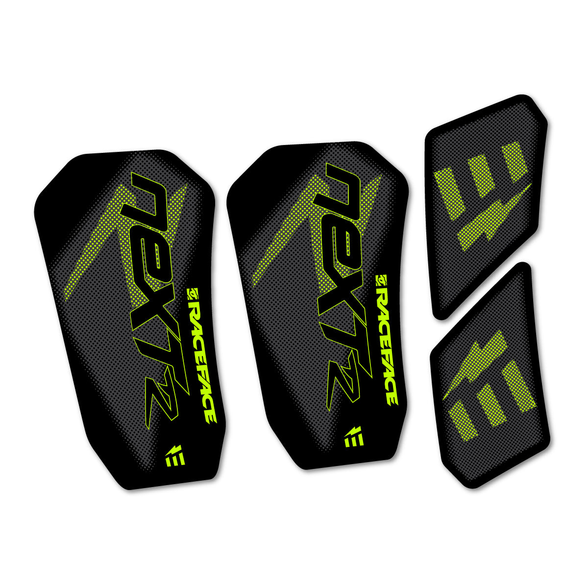 Stickers compatibles RaceFace NEXT R Ebike Custom Crank 2020-2025 pour pédalier – autocollants vinyle - Vert Lime Fluo
