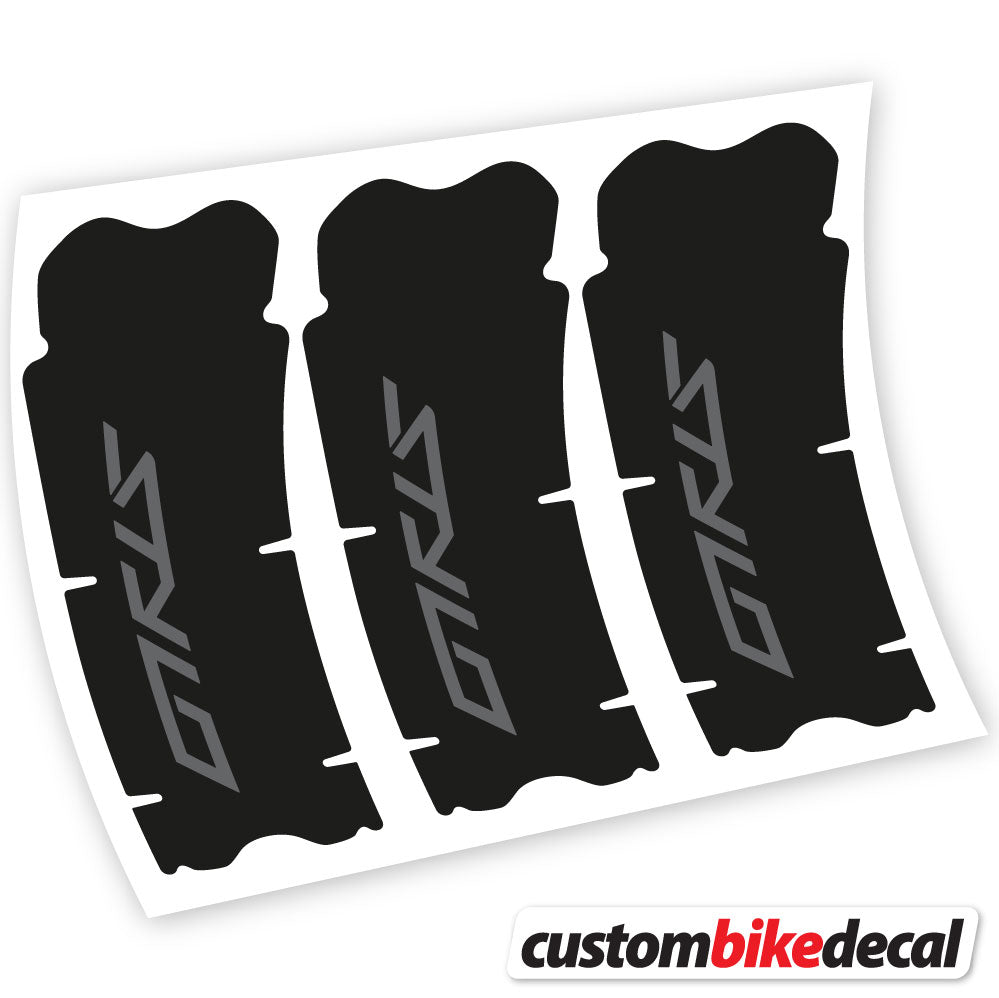 Trac Grey decal for Truvativ Stylo crankset – bike sticker vinyl