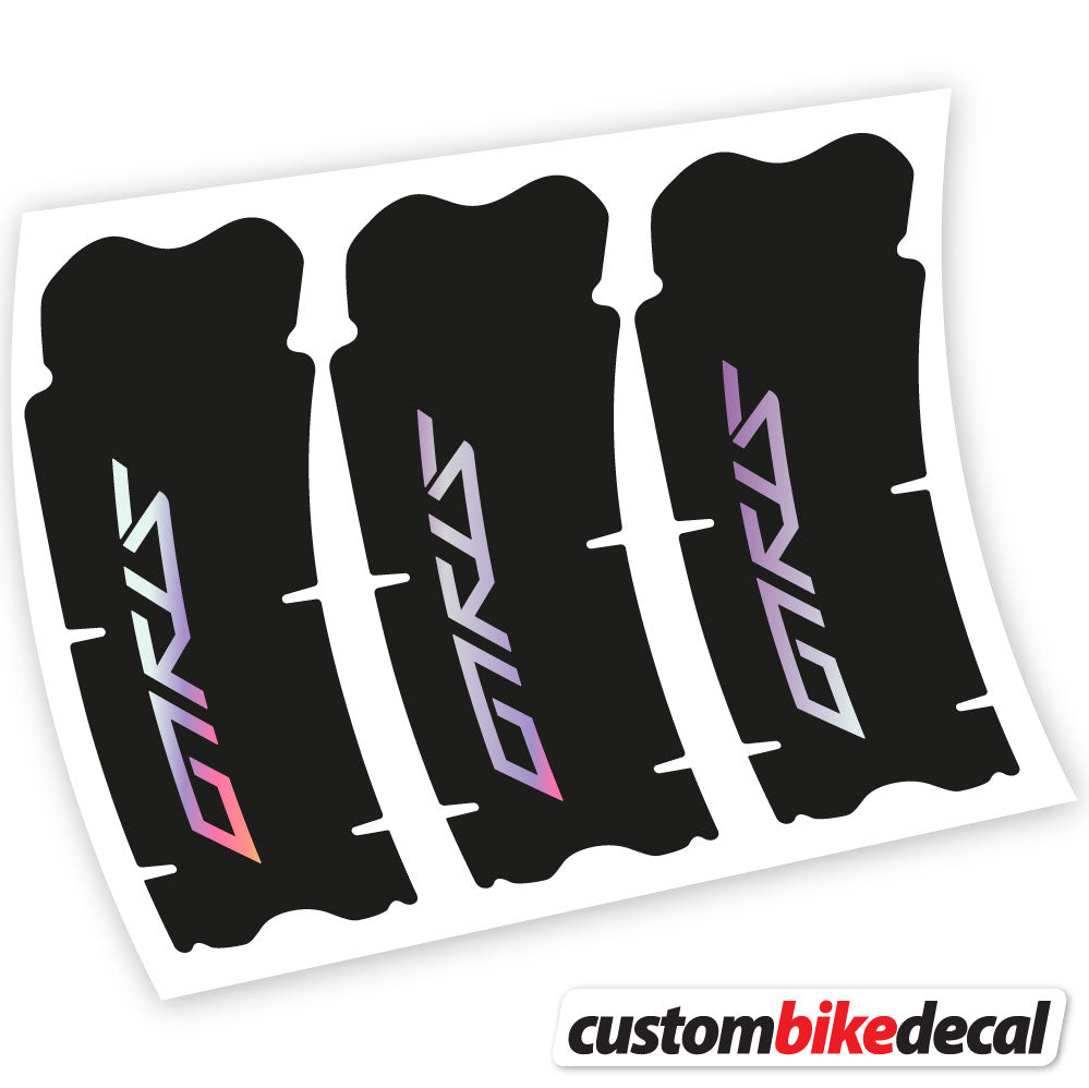 Hollographic decal for Truvativ Stylo crankset – bike sticker vinyl
