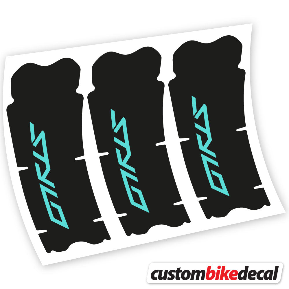 Blue Green decal for Truvativ Stylo crankset – bike sticker vinyl