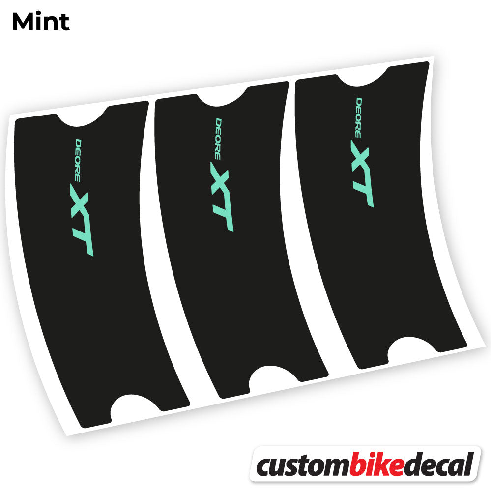 Mint decal for Shimano Deore XT Connecting Rods crankset – bike sticker vinyl