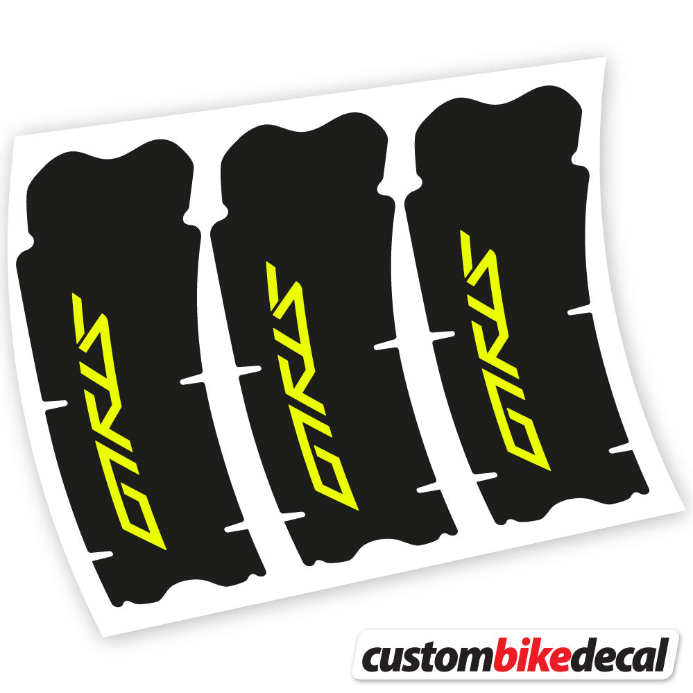 Neon Yellow decal for Truvativ Stylo crankset – bike sticker vinyl