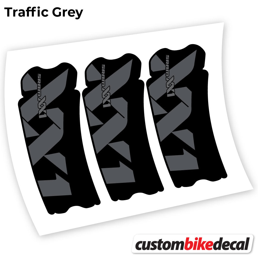 Trac Grey decal for Sram XX1 Connecting Rod crankset – bike sticker vinyl