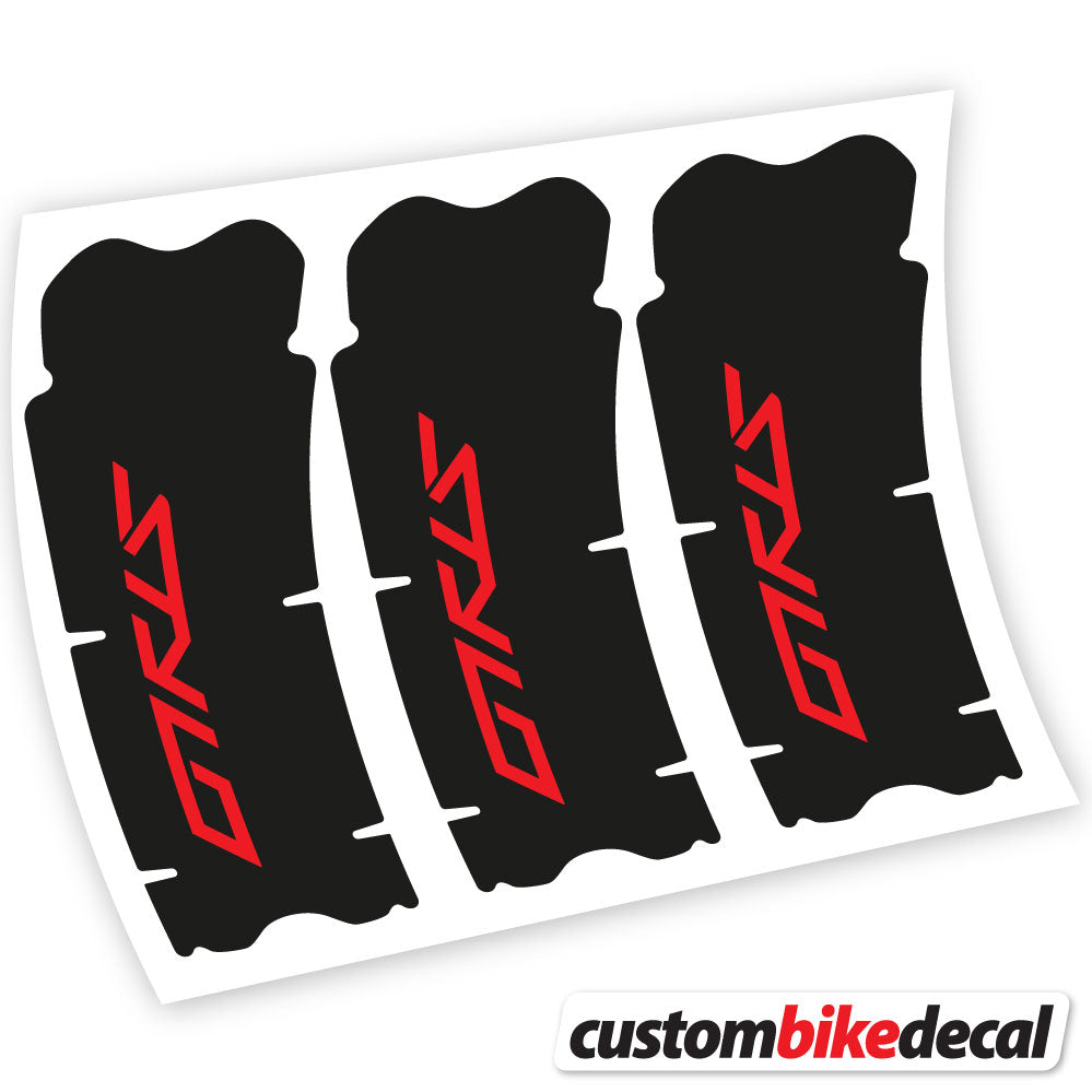 Red decal for Truvativ Stylo crankset – bike sticker vinyl