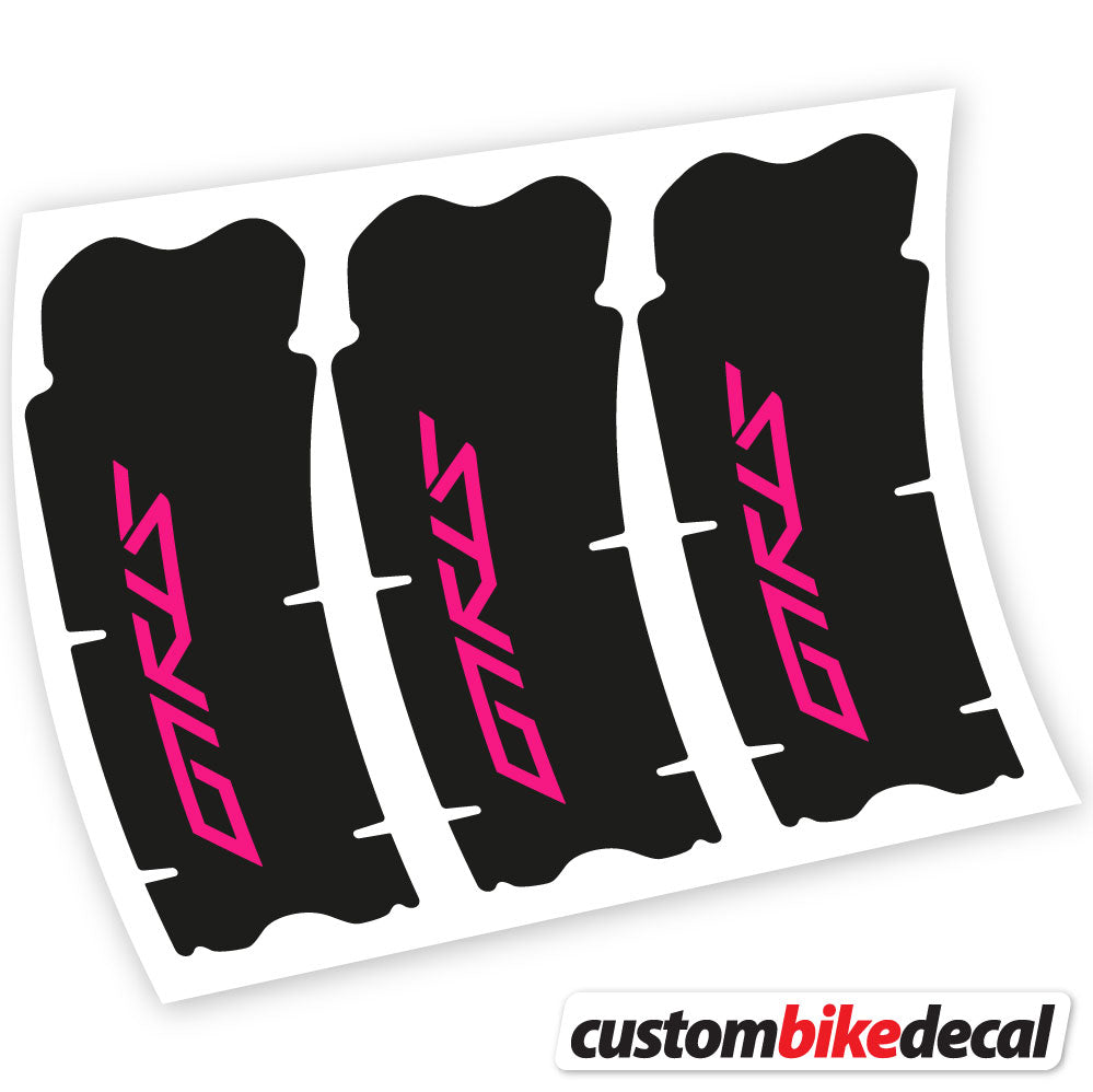Fuchsia decal for Truvativ Stylo crankset – bike sticker vinyl