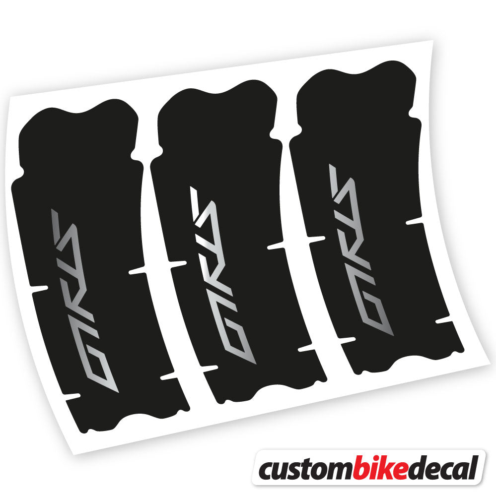 Chrome Silver decal for Truvativ Stylo crankset – bike sticker vinyl