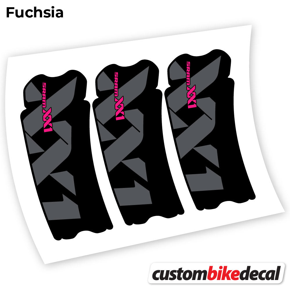 Fuchsia decal for Sram XX1 Connecting Rod crankset – bike sticker vinyl