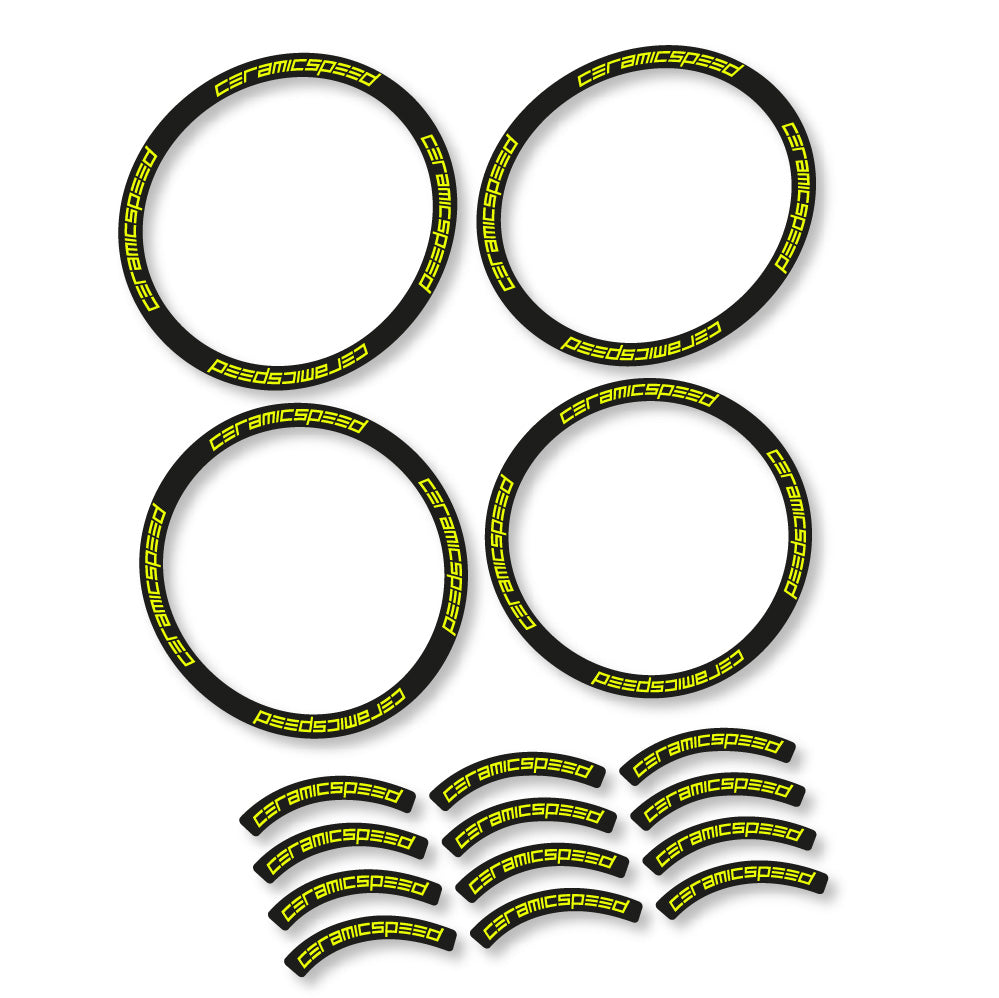 Stickers Ceramic Speed compatibles - Autocollants pédalier vélo