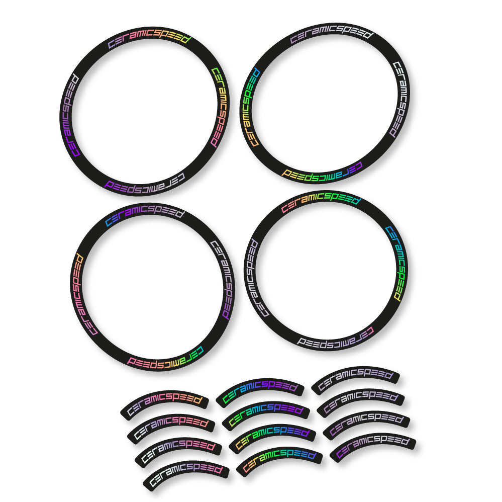 Stickers Ceramic Speed compatibles - Autocollants pédalier vélo