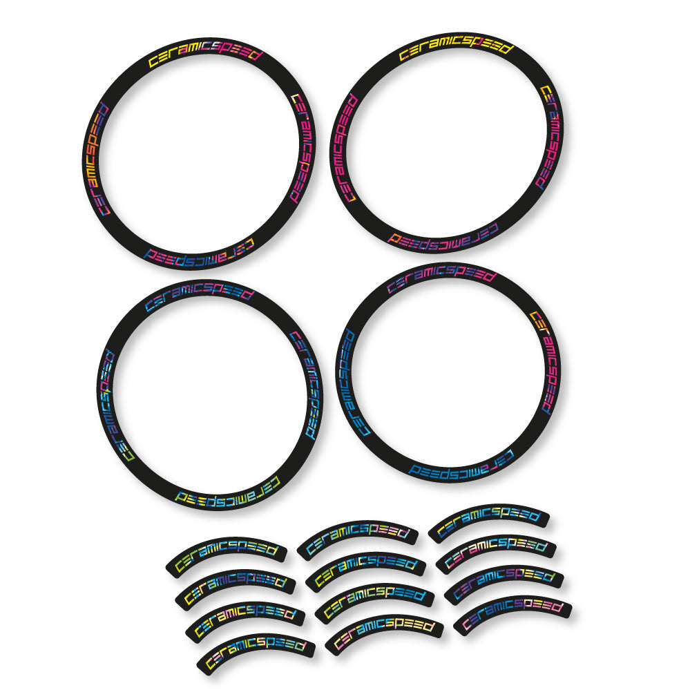 Stickers Ceramic Speed compatibles - Autocollants pédalier vélo