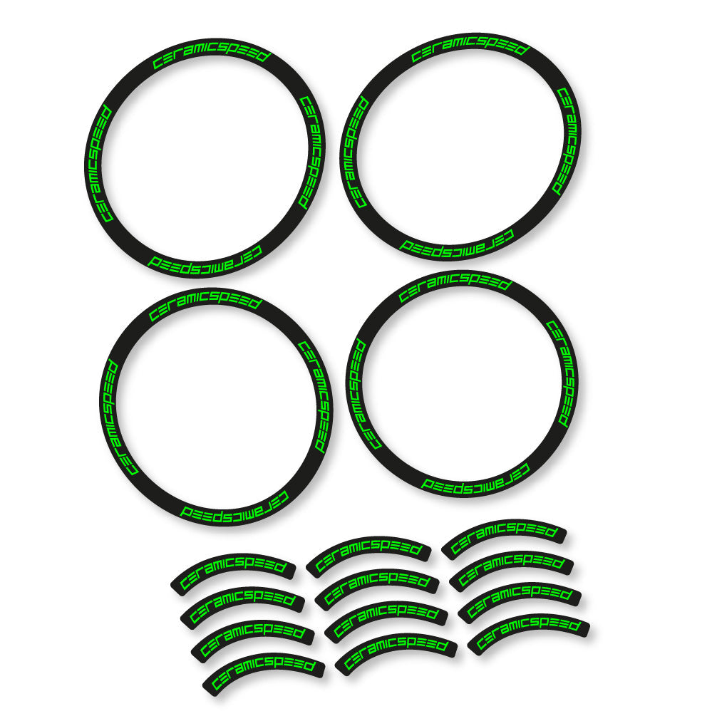 Stickers Ceramic Speed compatibles - Autocollants pédalier vélo