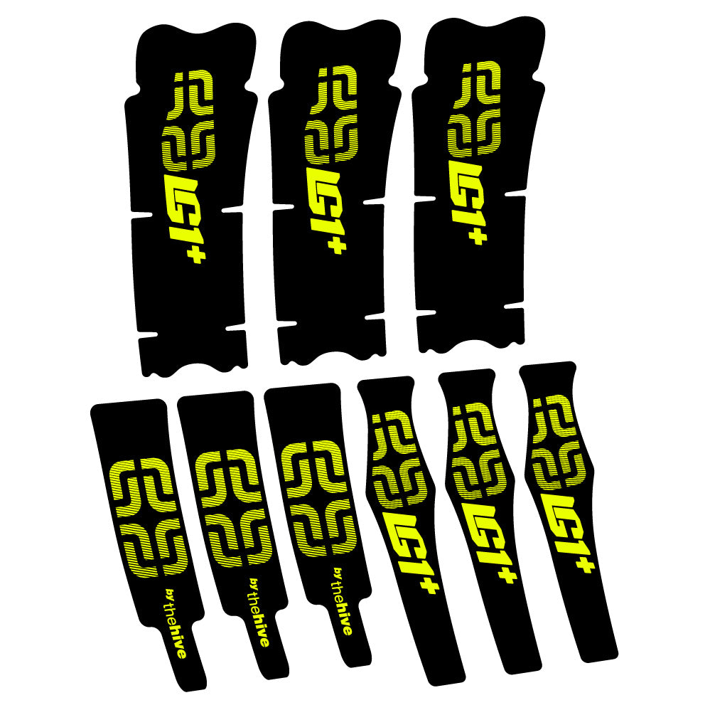 Stickers Ethirteen LG1 Plus Carbon compatibles Autocollants pédalier