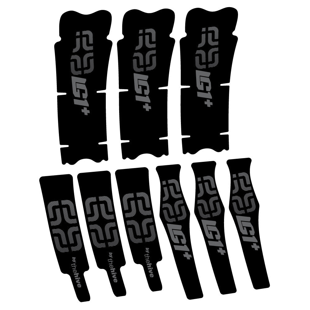 Stickers Ethirteen LG1 Plus Carbon compatibles Autocollants pédalier