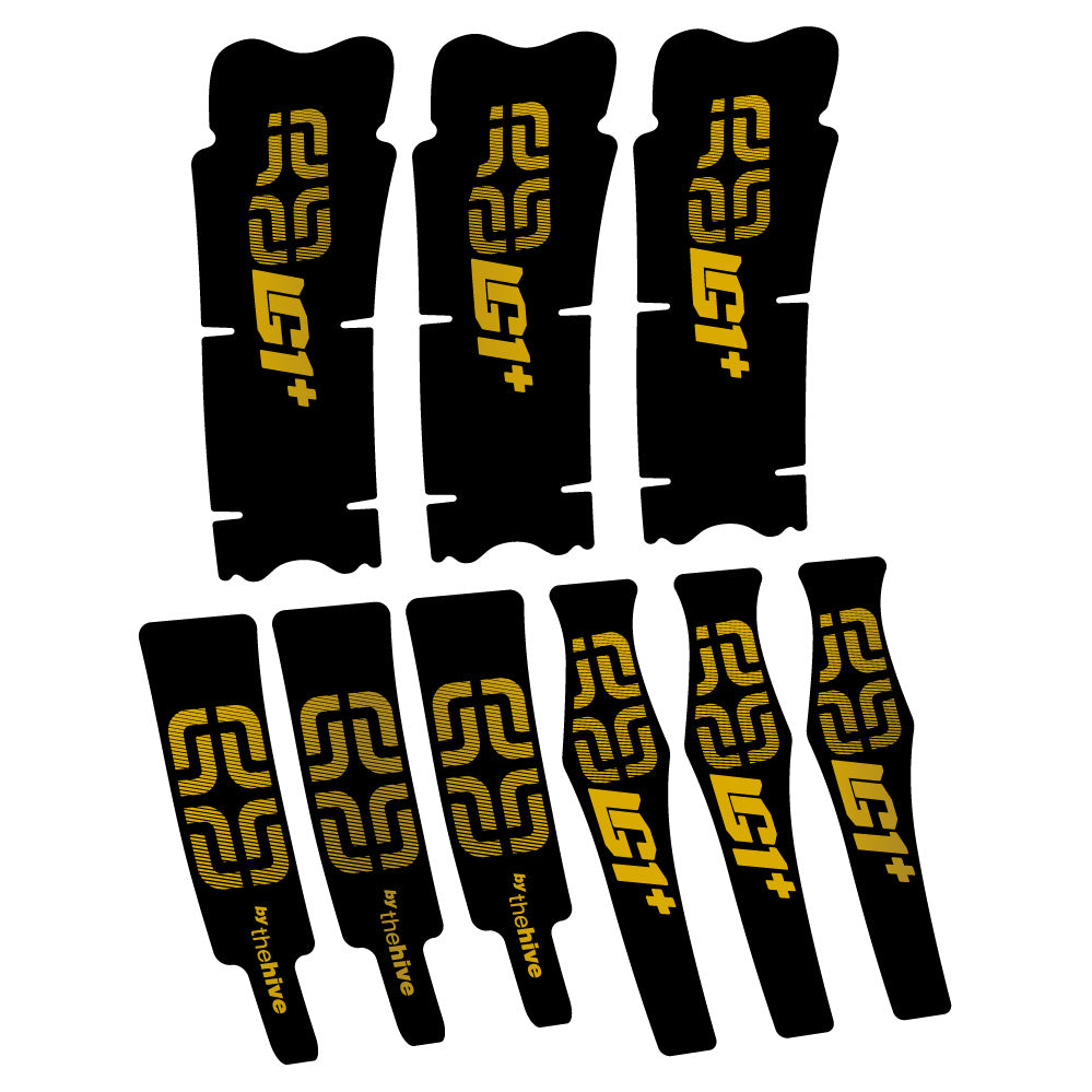 Stickers E-thirteen LG1 Plus Carbon compatibles - Autocollants pédalier vélo