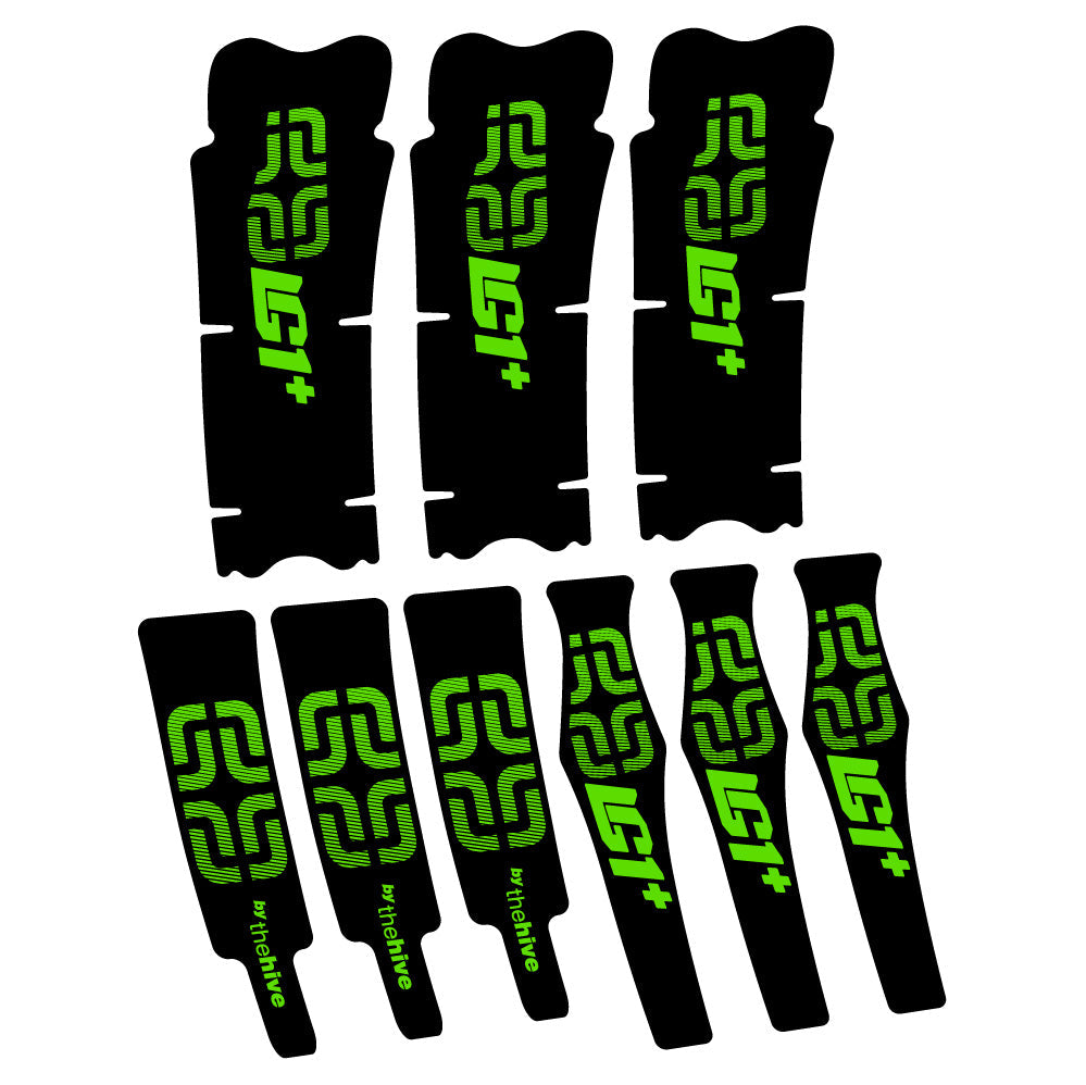 Stickers E-thirteen LG1 Plus Carbon compatibles - Autocollants pédalier vélo