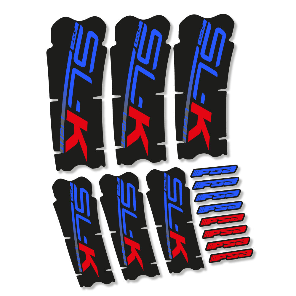 Stickers FSA SLK Light compatibles Autocollants pédalier
