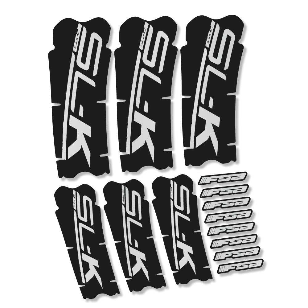 Stickers FSA SLK Light compatibles Autocollants pédalier
