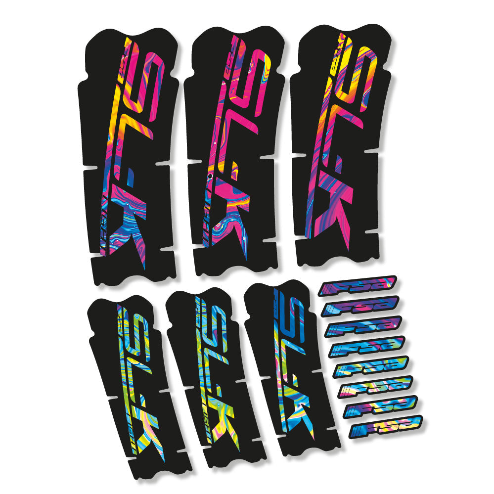 Stickers FSA SLK Light compatibles Autocollants pédalier