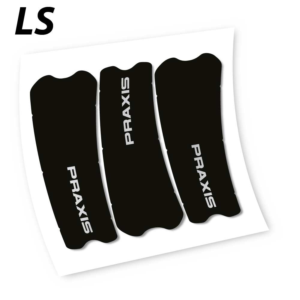 Stickers Praxis works turbo levo 2019 compatibles Autocollants pédalier