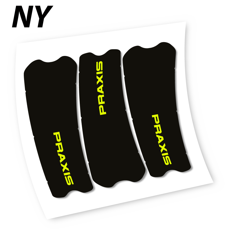 Stickers Praxis works turbo levo 2019 compatibles Autocollants pédalier