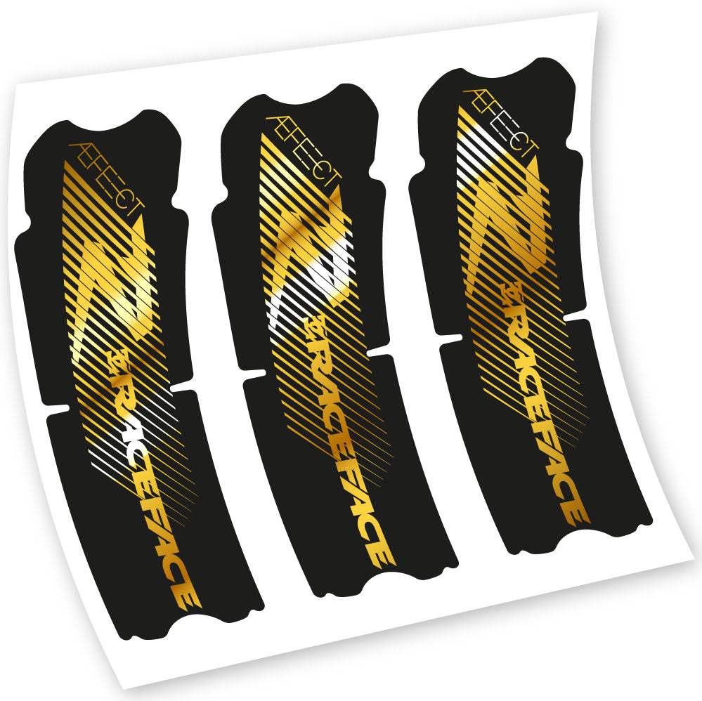 Stickers Race Face Aeffect R compatibles Autocollants pédalier