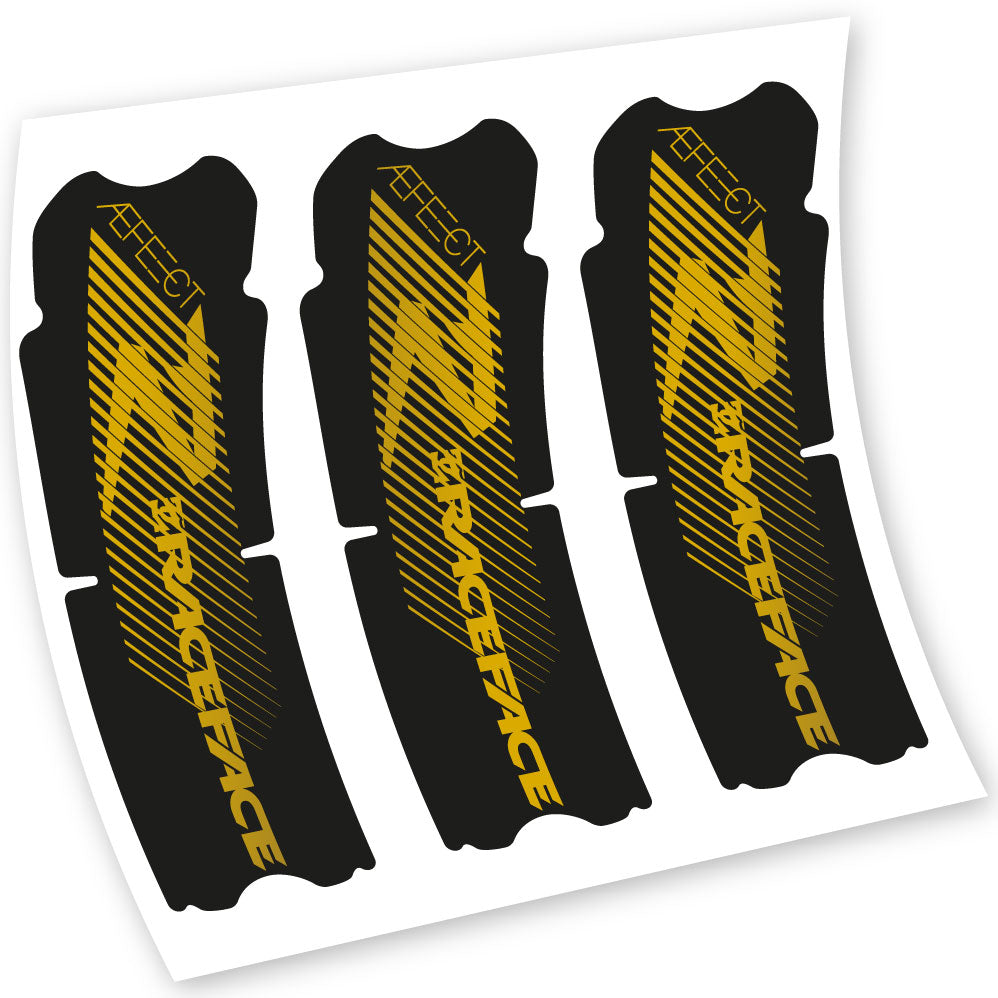 Stickers Race Face Aeffect R compatibles Autocollants pédalier